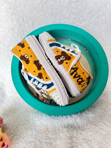 Handpainted Teddy Unisex Sneaker